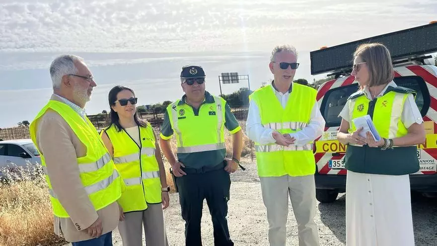 Vídeo | El control de la Guardia Civil por las obras en Cáceres
