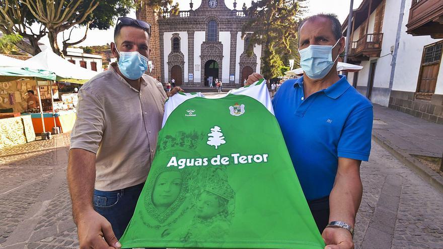 La UD Teror estrena camiseta con la imagen de la Virgen del Pino - Vimarsana News