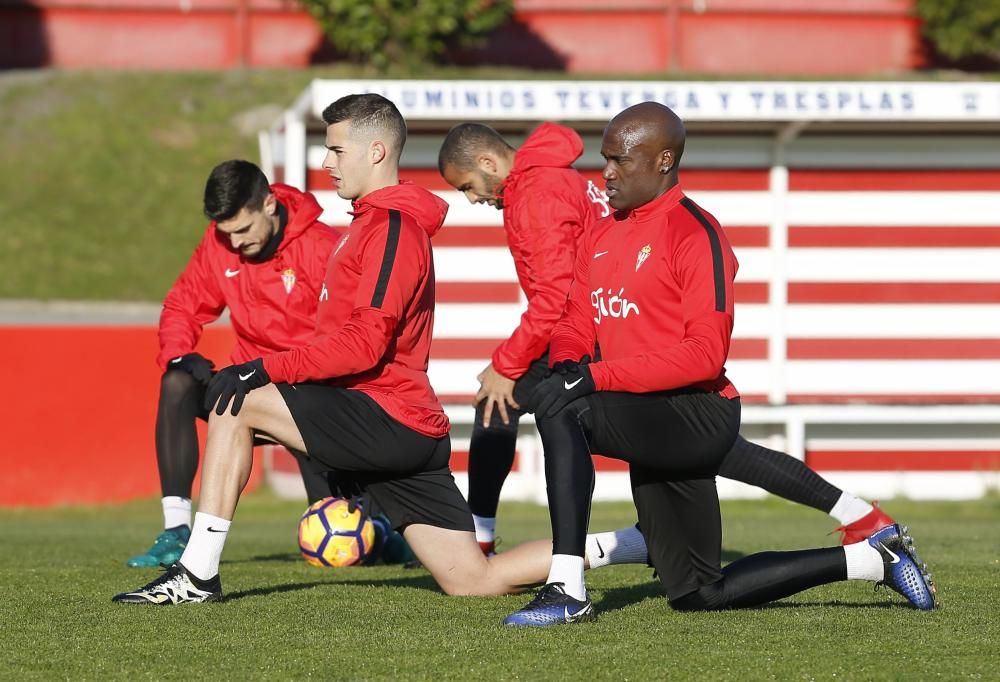 Entrenamiento del Sporting