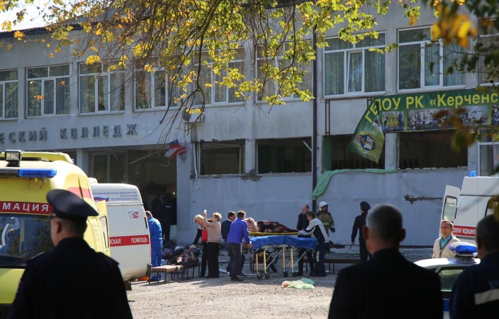 Al menos 18 personas murieron el miércoles y unas 40 resultaron heridas por la explosión "de un artefacto no identificado" en un colegio secundario técnico en Kerch, en Crimea.