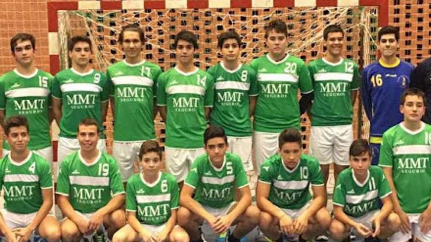 Foto oficial de los cadetes del BM Zamora.