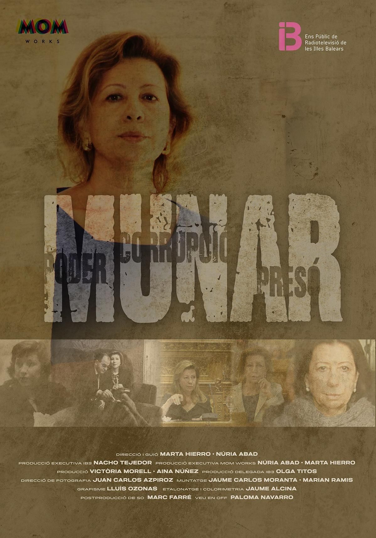 Cartel del documental &#039;Munar&#039; seleccionado para el premio nacional ProDocs