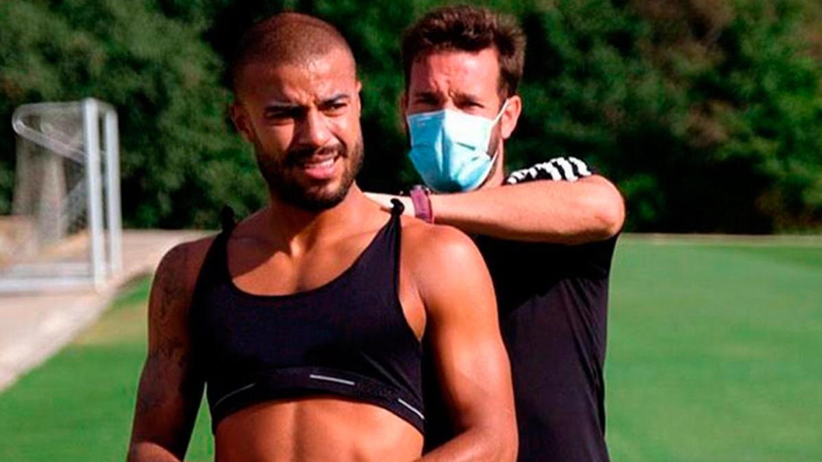 Rafinha en su particular pretemporada.