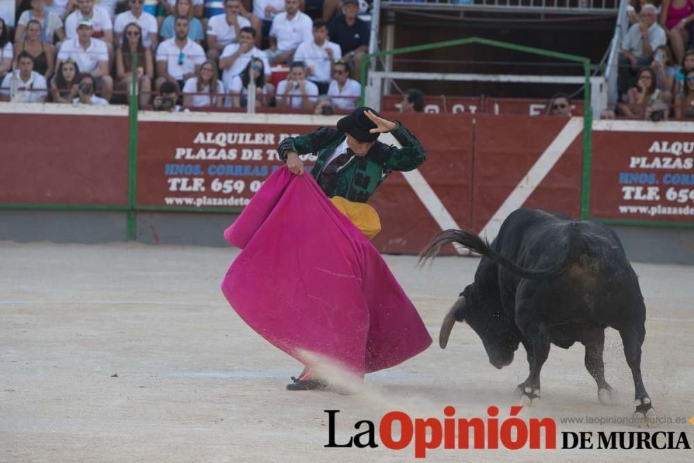 Primera novillada en Blanca