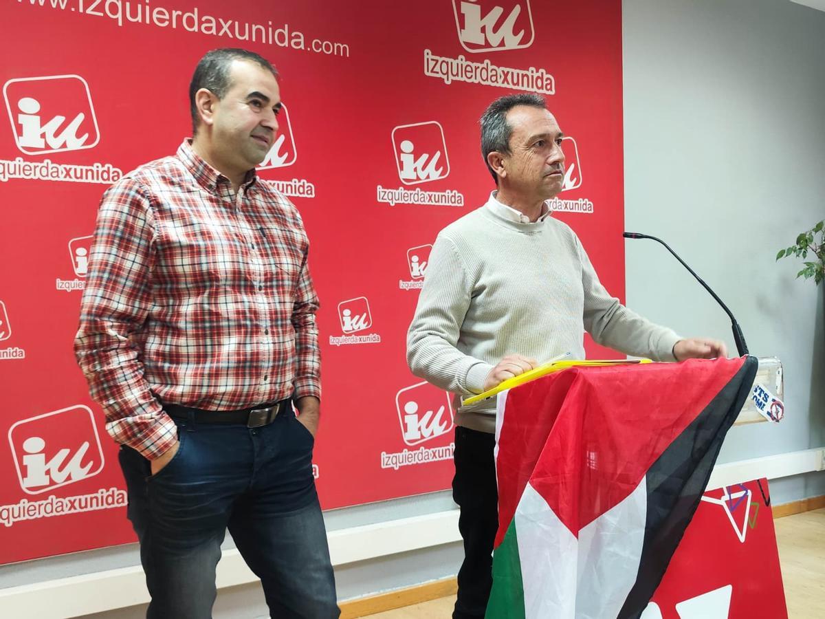 David Pérez y Ovidio Zapico durante la rueda de prensa.