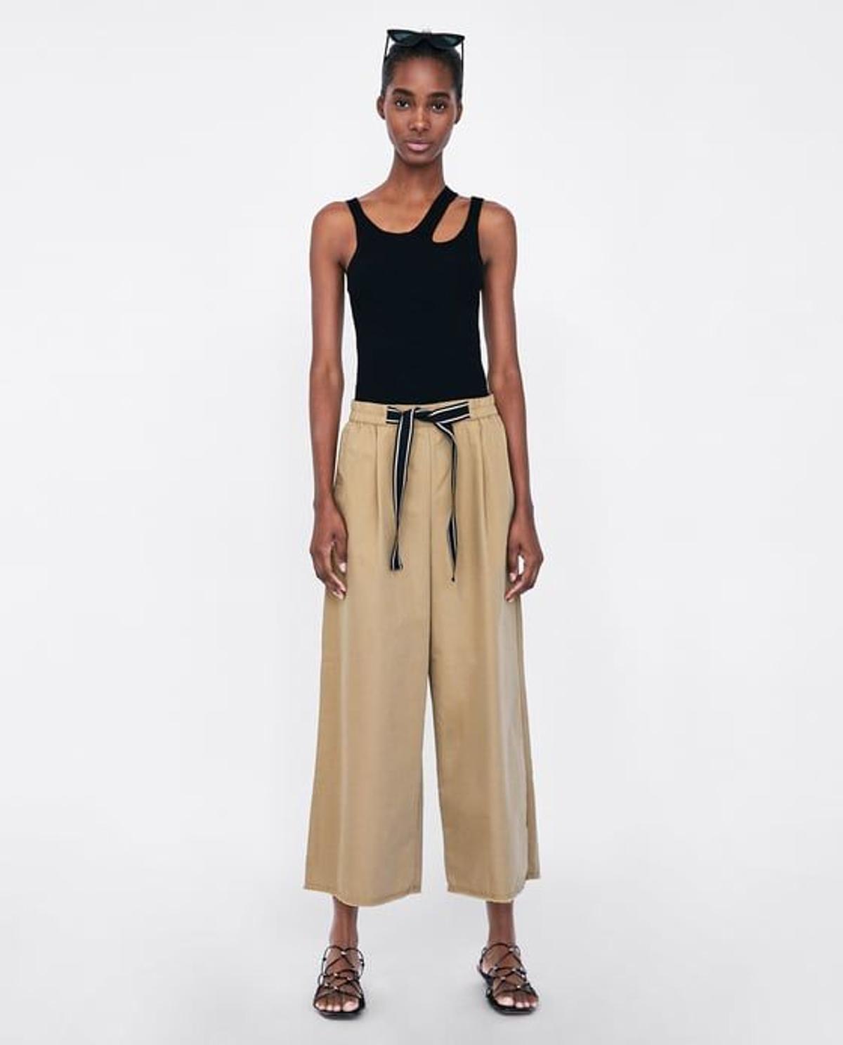 Pantalón culotte de Zara