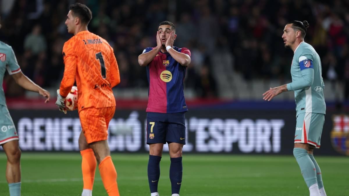 El 1x1 del Barça frente al Atlético de Madrid