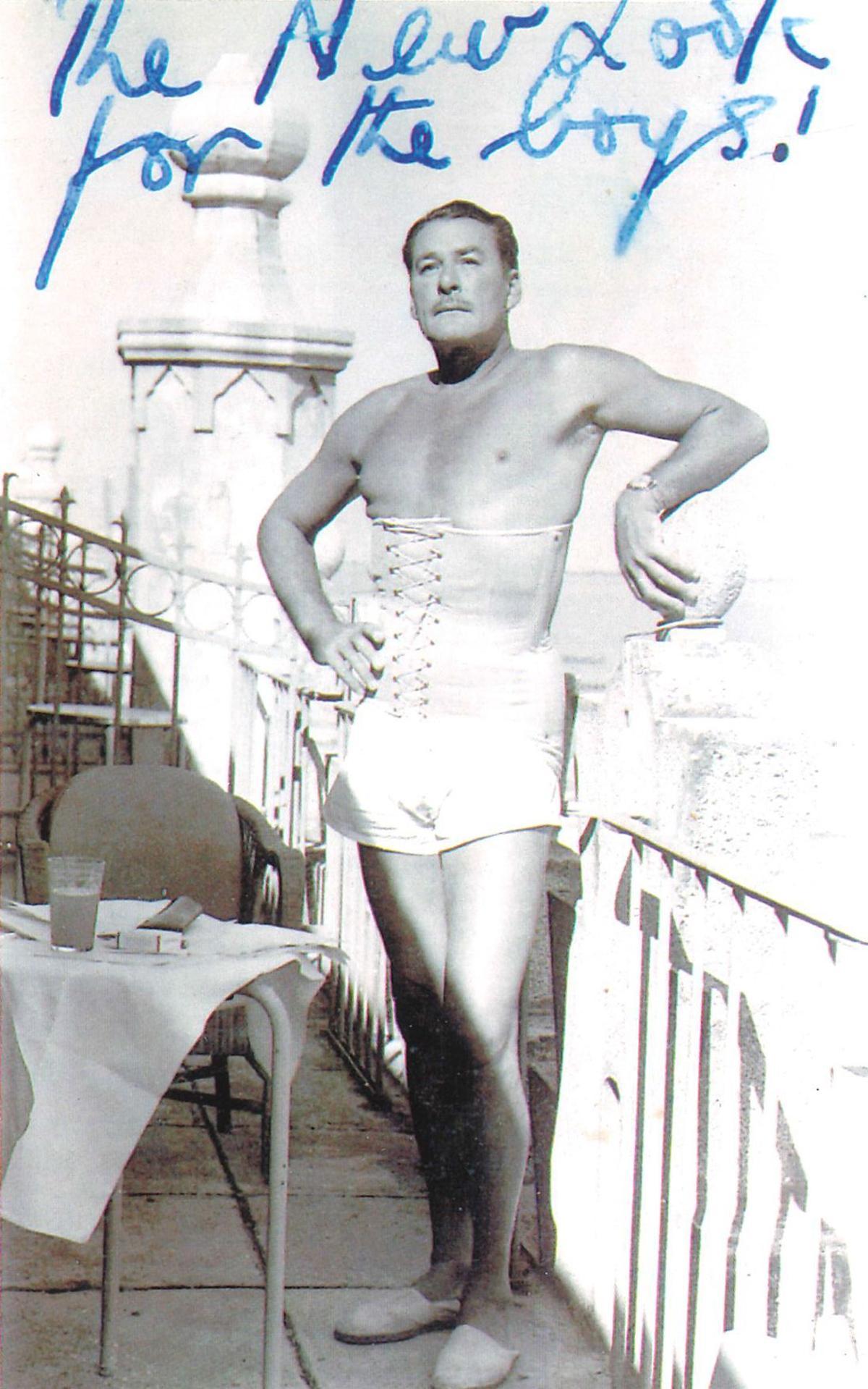 Errol Flynn, en una imagen tomada en Mallorca