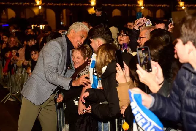 Bebeto enciende la Navidad en A Coruña