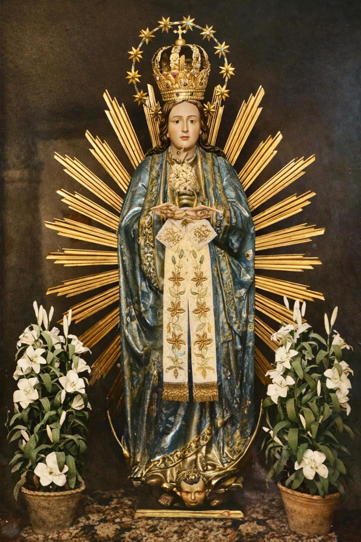 Imagen de la Inmaculada del Convento (1613 1936).