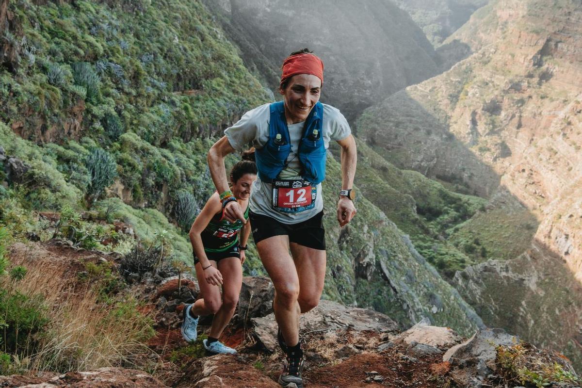 Oihana Kortazar, durante la Acantilados 2024