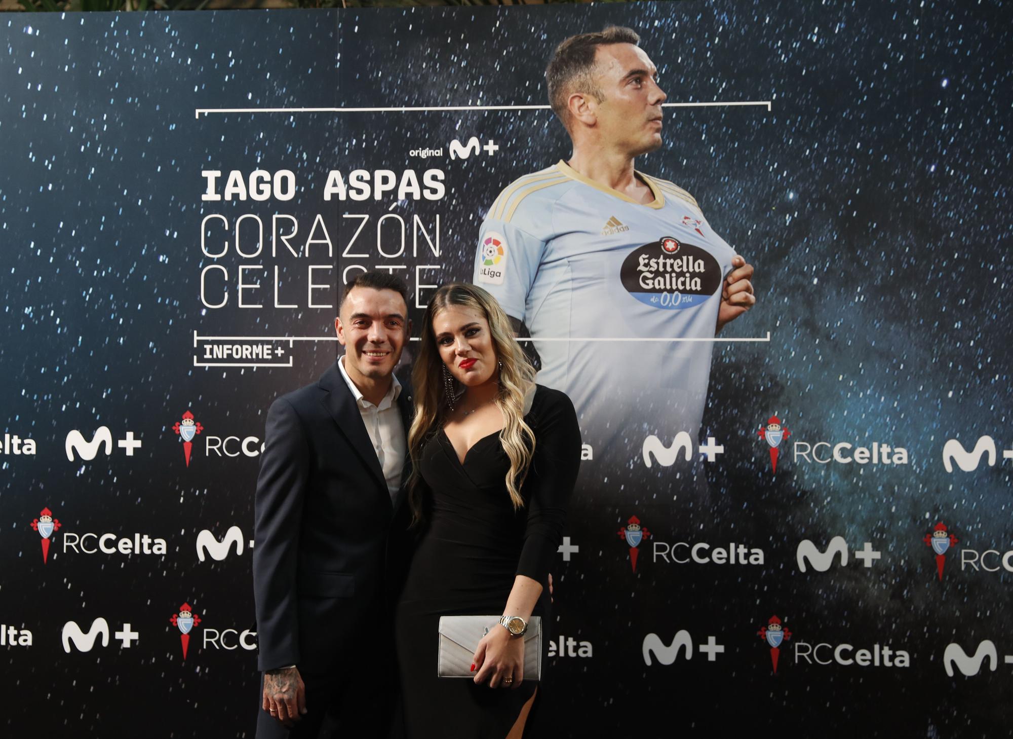 La 'premiere' de "Iago Aspas, corazón celeste", en imágenes