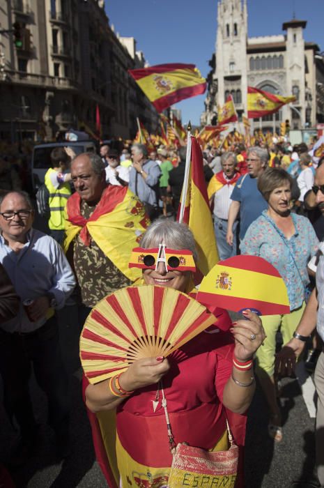 Manifestación en Barcelona por la unidad de España