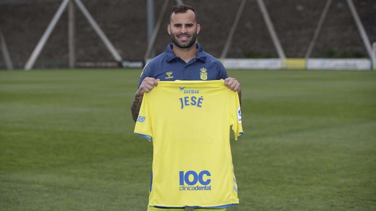 Presentación de Jesé como nuevo jugador de la UD Las Palmas
