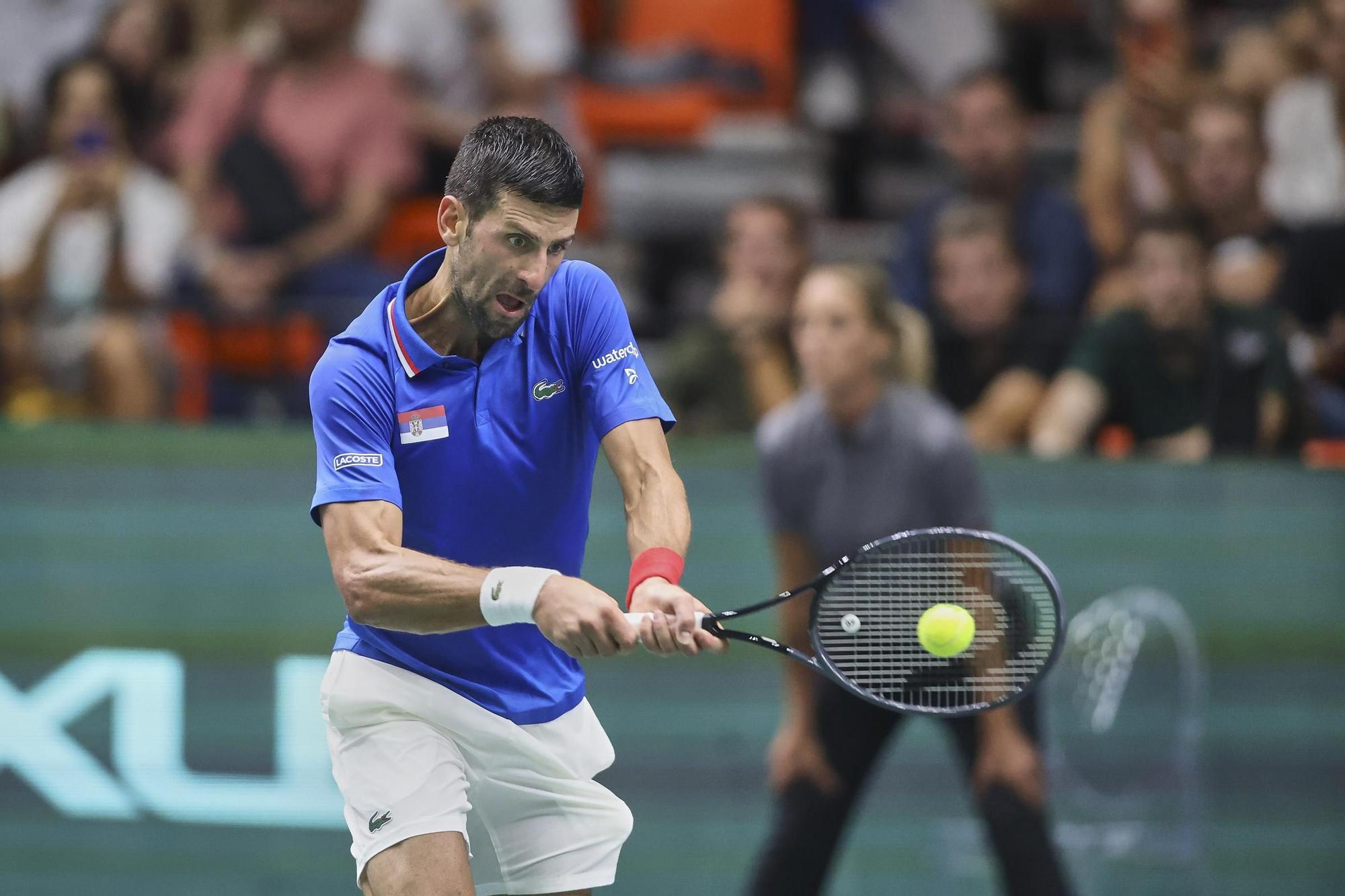 Así ha sido el paso de Djokovic por La Fonteta