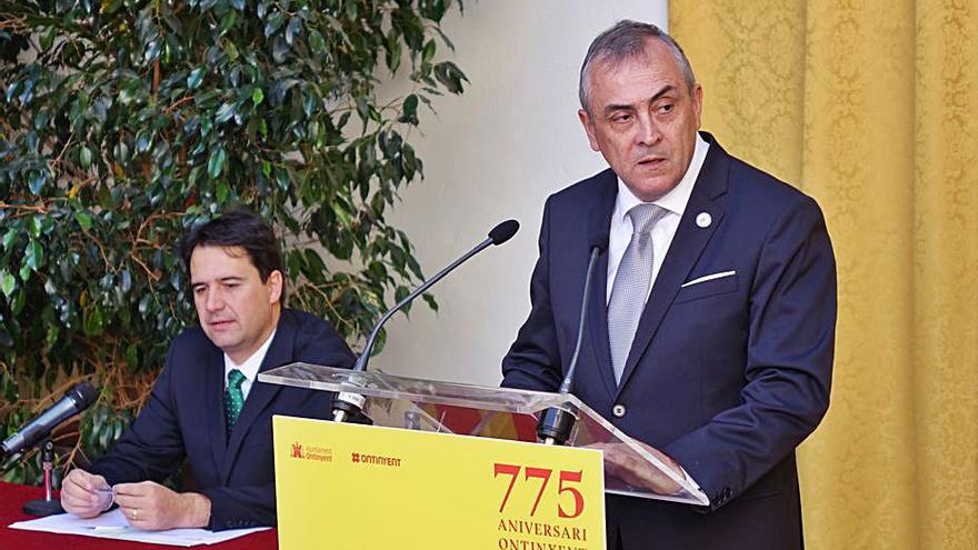 Alfred Bernabeu en un acto de la conmemoración.