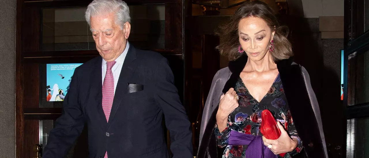 Isabel Preysler y Vargas Llosa.