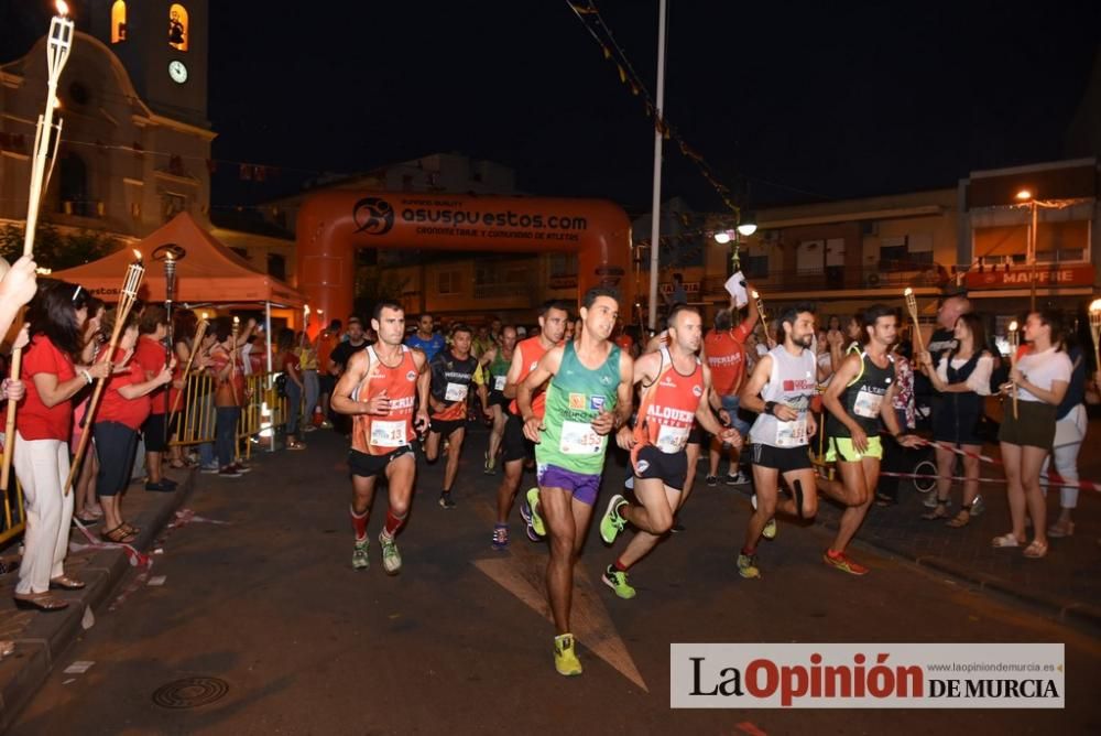 Carrera popular nocturna en Alquerías.