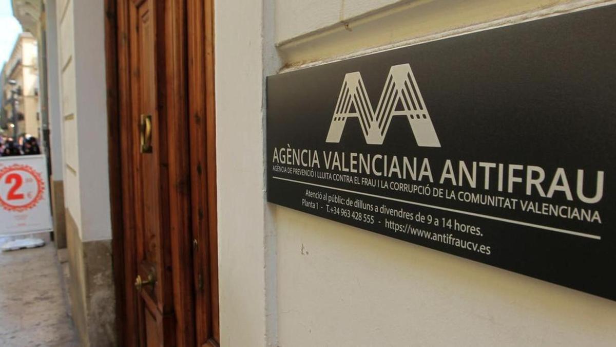 Fachada de la agencia Antifraude valenciana