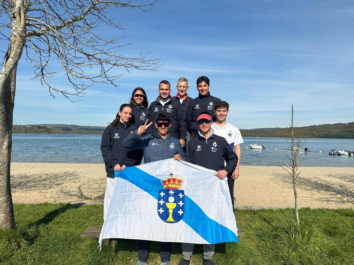 Imagen de la selección gallega de vaurien.