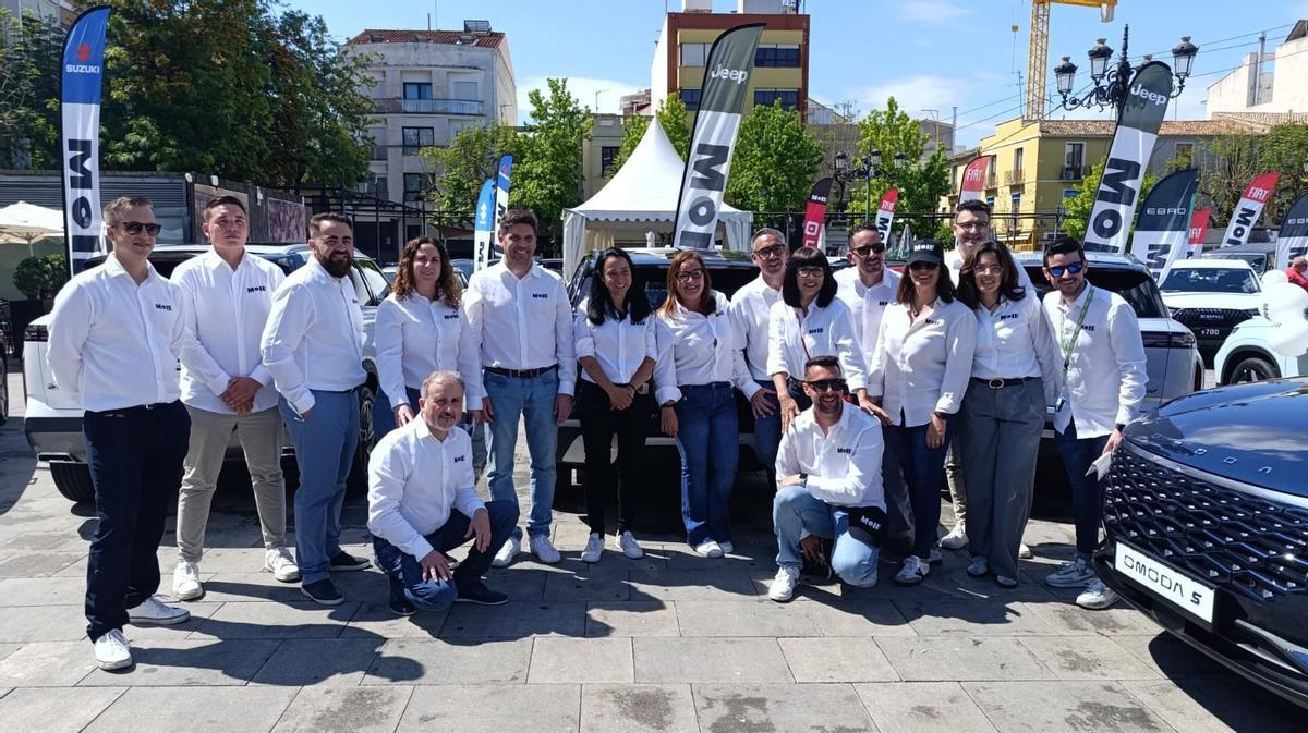 Parte del equipo que ha desplegado Moll Motor para la Fira del Motor