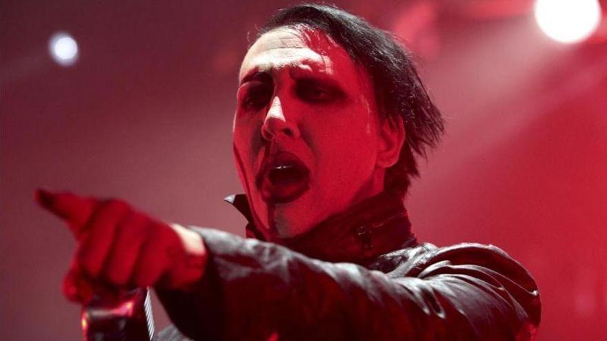 Marilyn Manson, herido leve durante un concierto