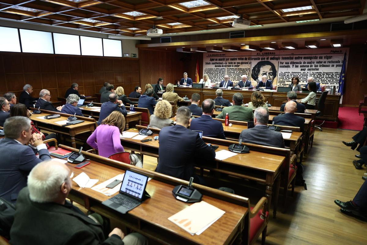 La comparecencia de Pedro Sánchez en la comisión del Caso Koldo en el Senado.