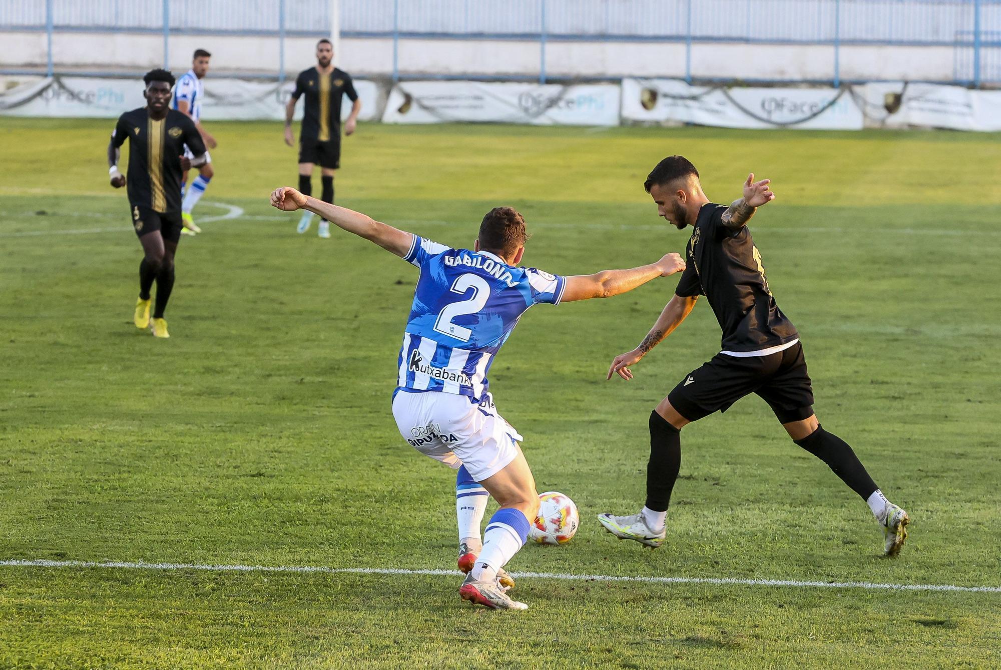 El Intercity hace los deberes casa frente a la Real Sociedad B ( 5 - 2 )