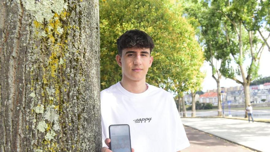 Javier (16 años), creador de una app para descubrir verbenas en A Coruña: "La hice en tres meses con cero euros"