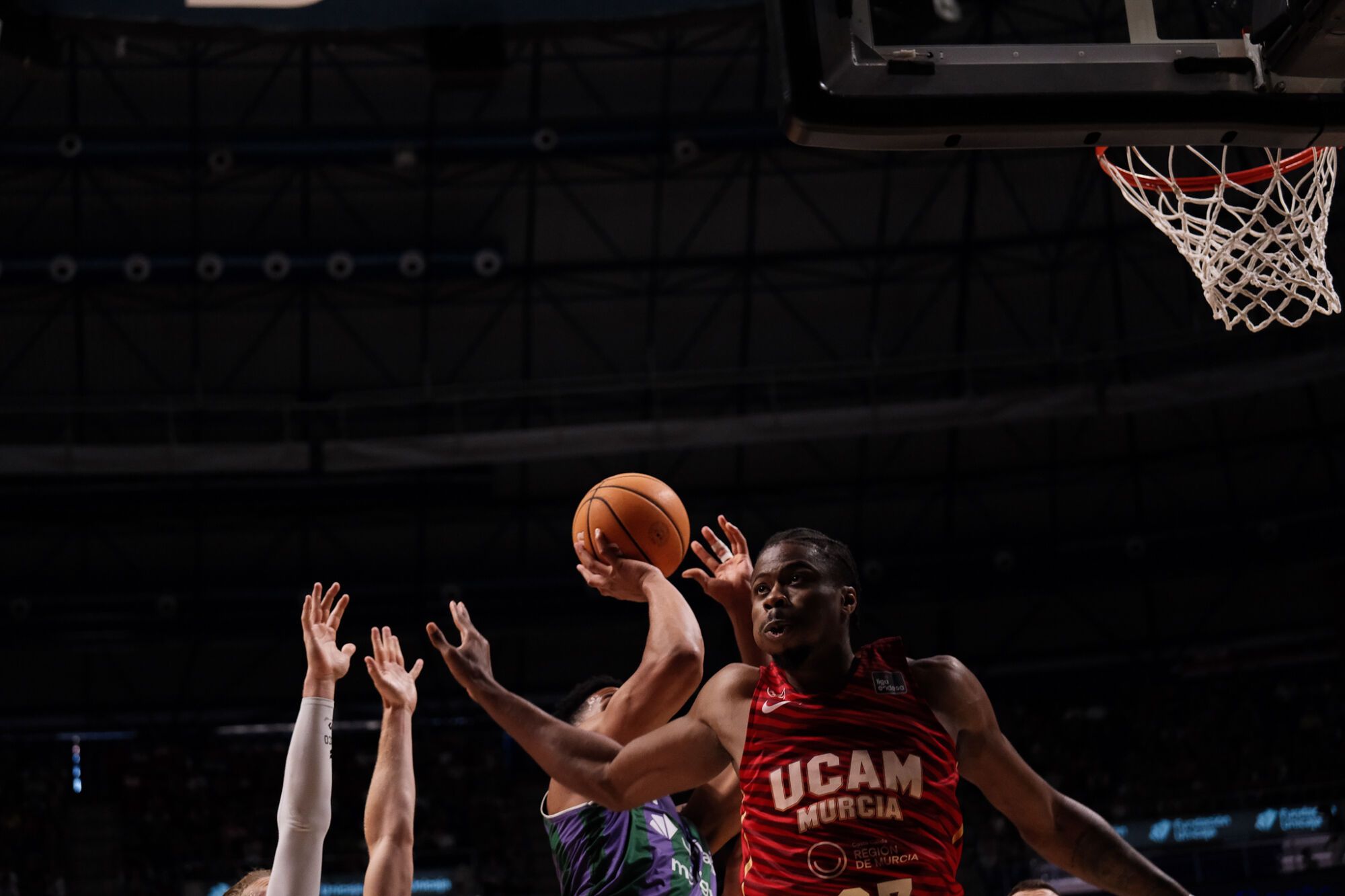 Imágenes del partido del UNICAJA vs UCAM Murcia en el Martín Carpena
