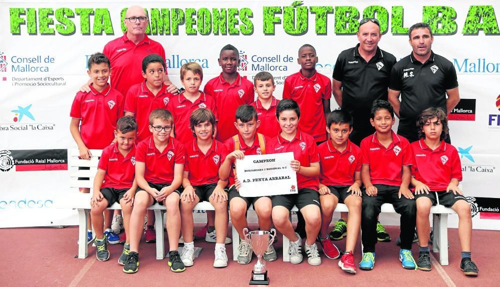 Campeón: Penya Arrabal. Benjamín Primera Liga C