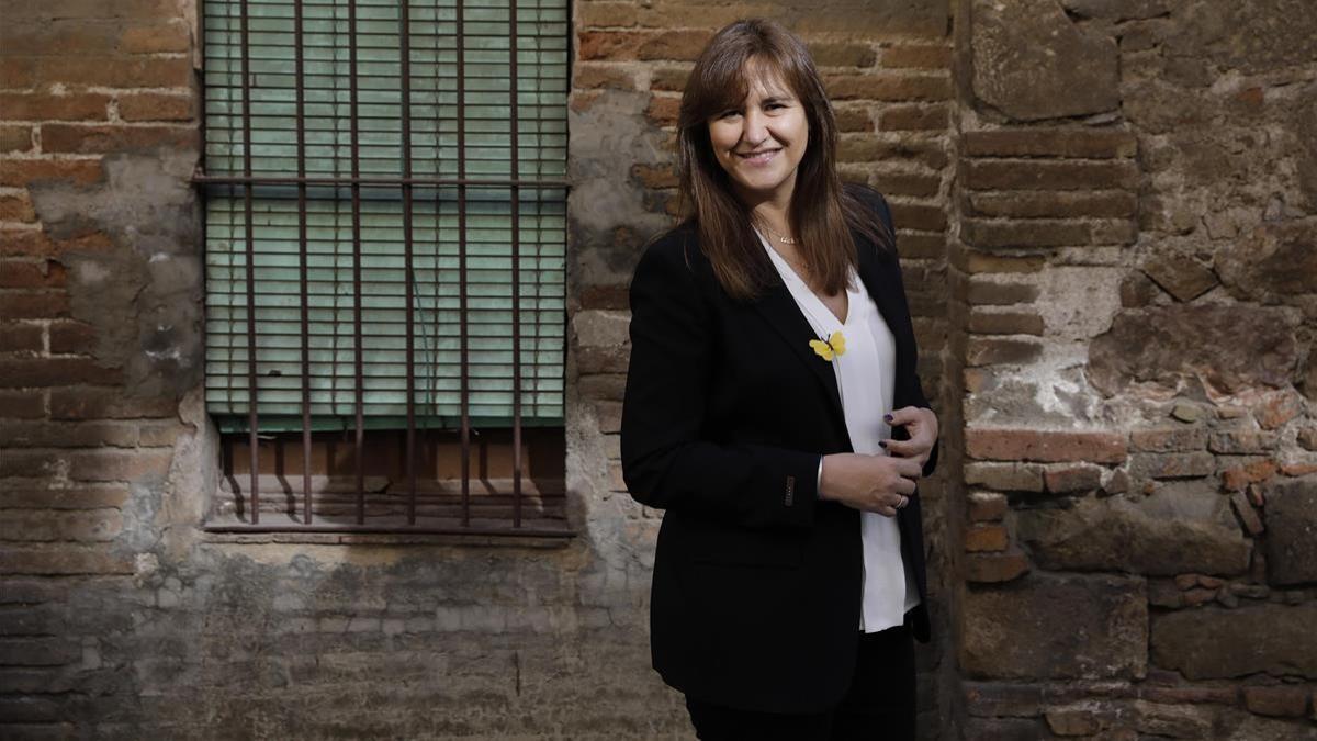 Laura Borràs, candidata de JxCat a la presidencia de la Generalitat