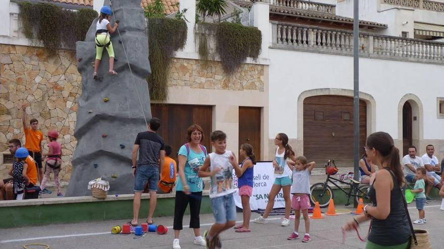 Diversión infantil en las fiestas de Montuïri