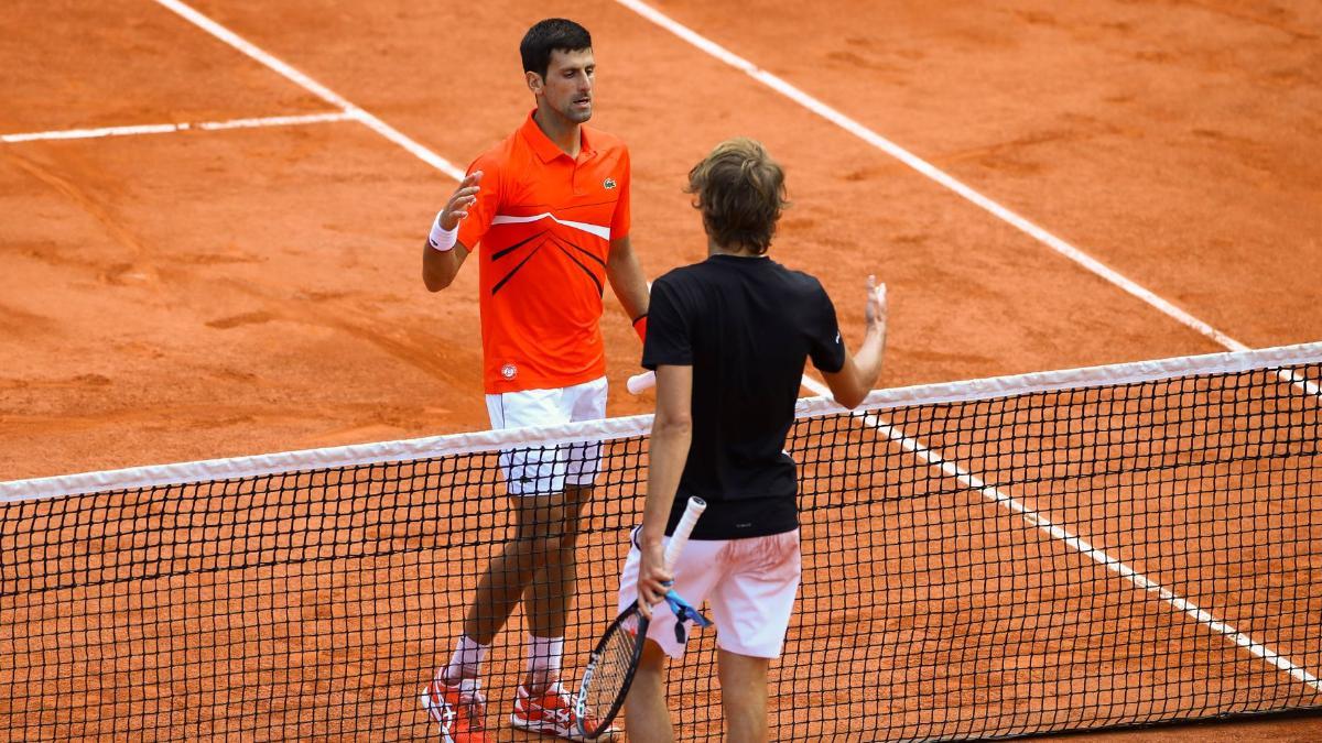 Alexander Zverev vs Novak Djokovic Roland Garros 2019