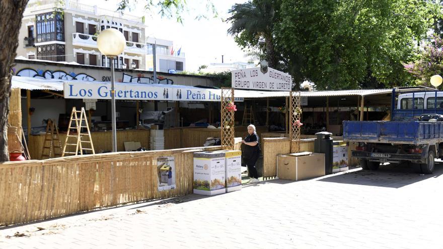Las 38 barracas encienden la plancha esta tarde en Murcia