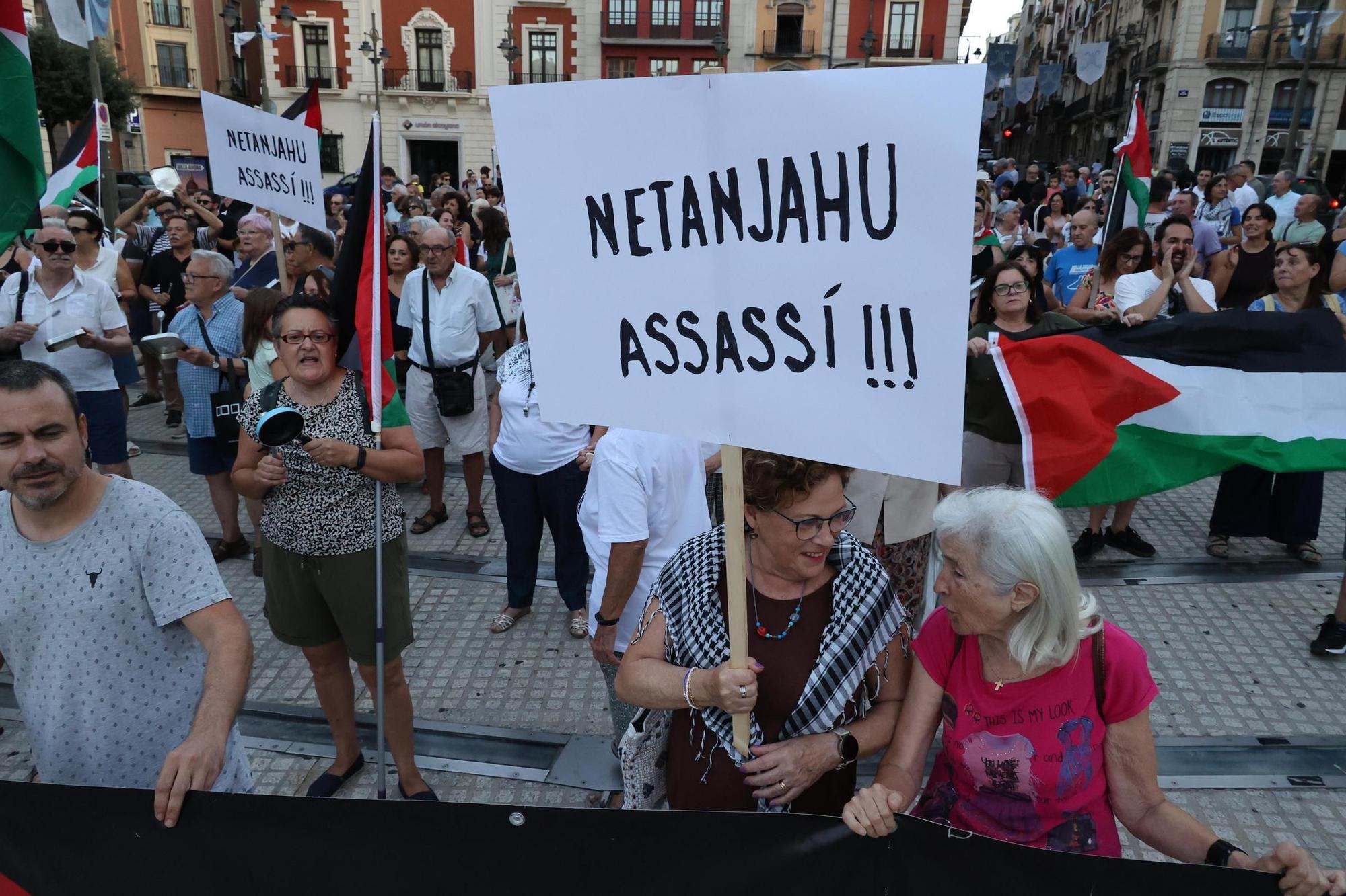 Concentración en Alcoy contra el genocidio en Gaza