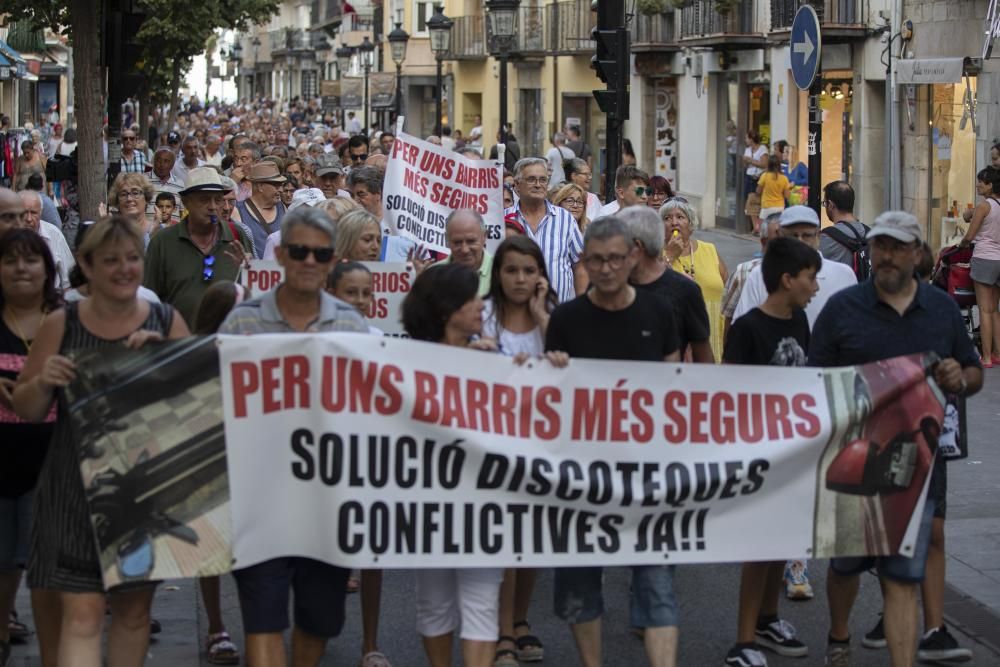 Manifestació a Blanes