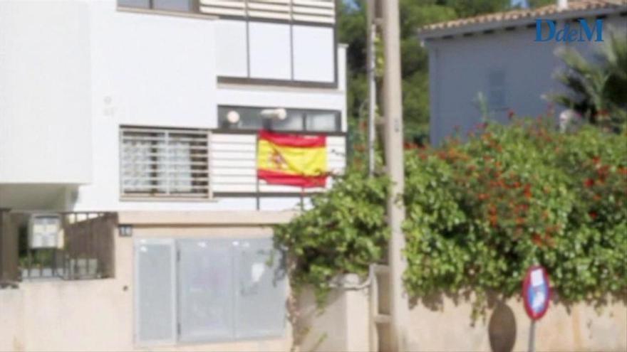 Invasión de banderas en Palma