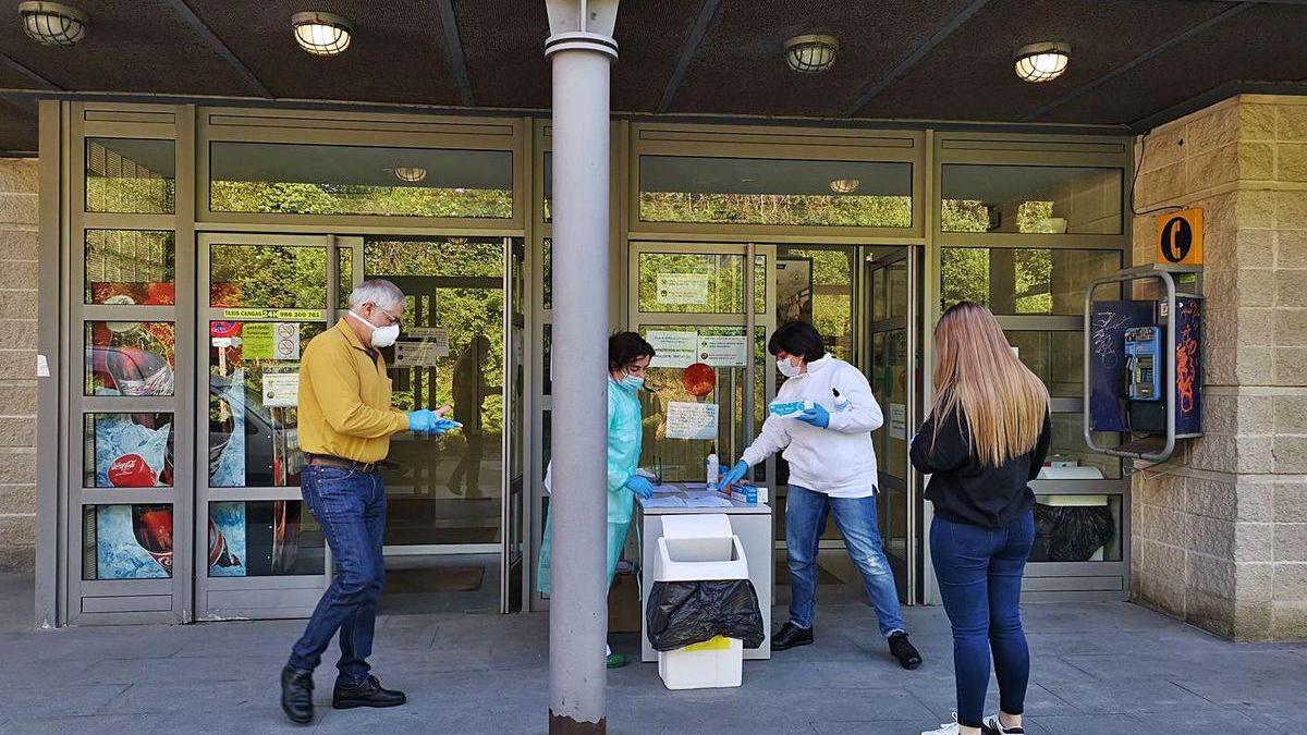 Centro de Salud de Cangas, donde se realizaron las pruebas para detectar el virus.