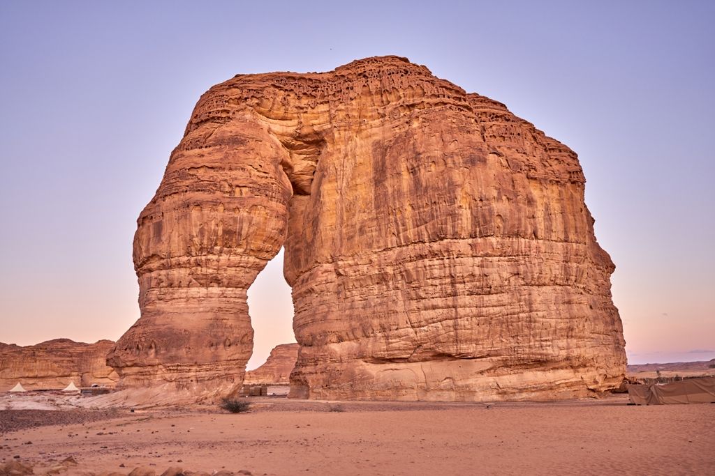 Roca del elefante en Al-Ula