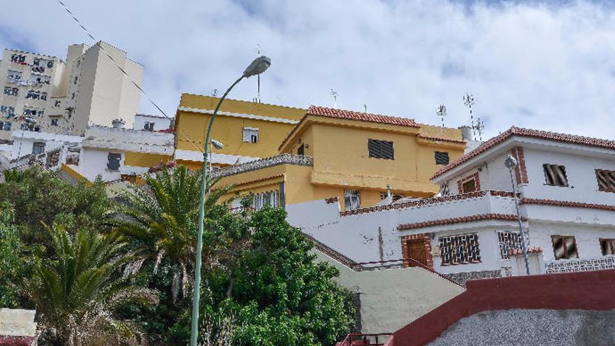 Vista de las casas terreras de El Lasso