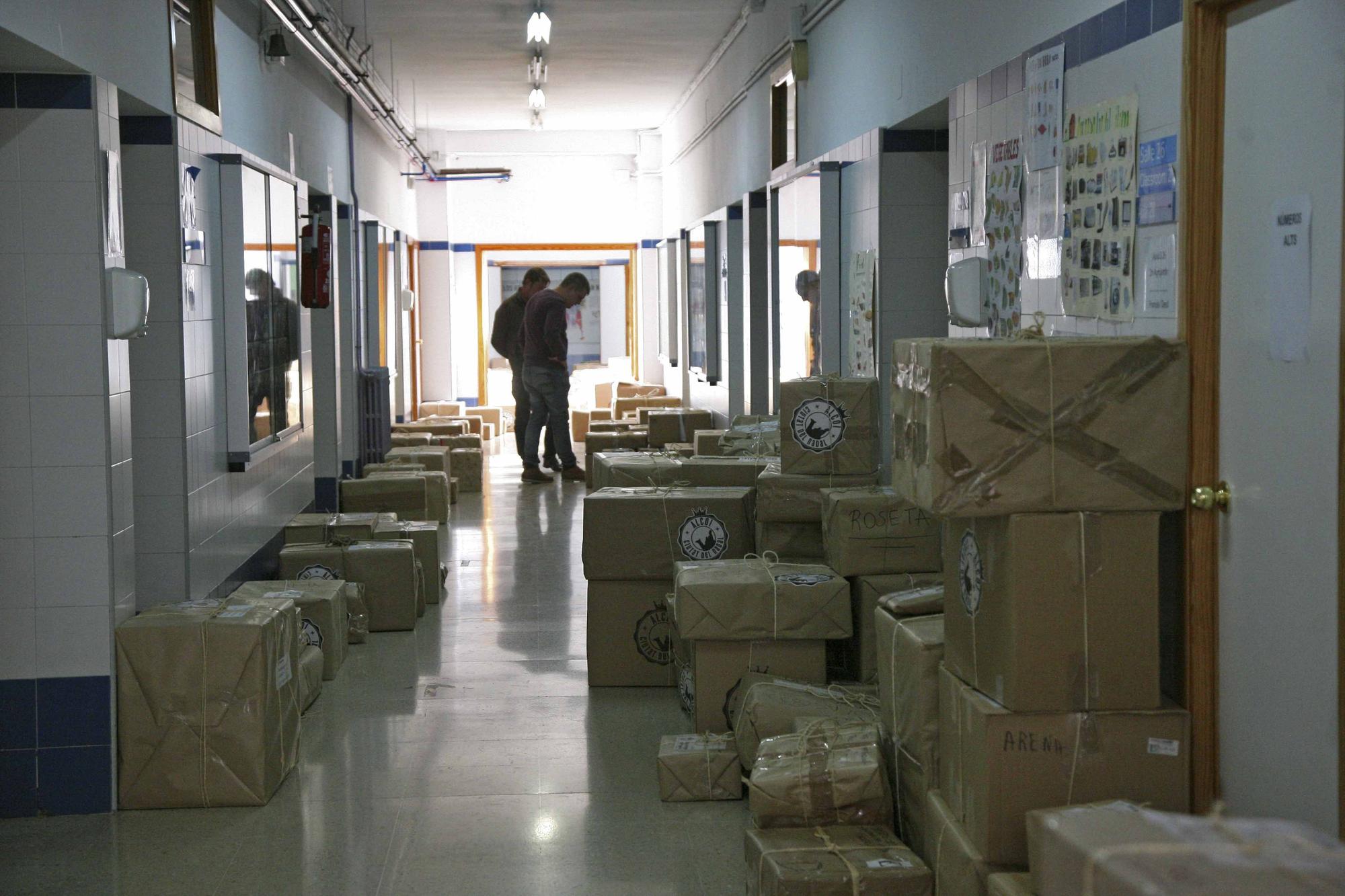 Regalos para entregar los Reyes Magos de Alcoy