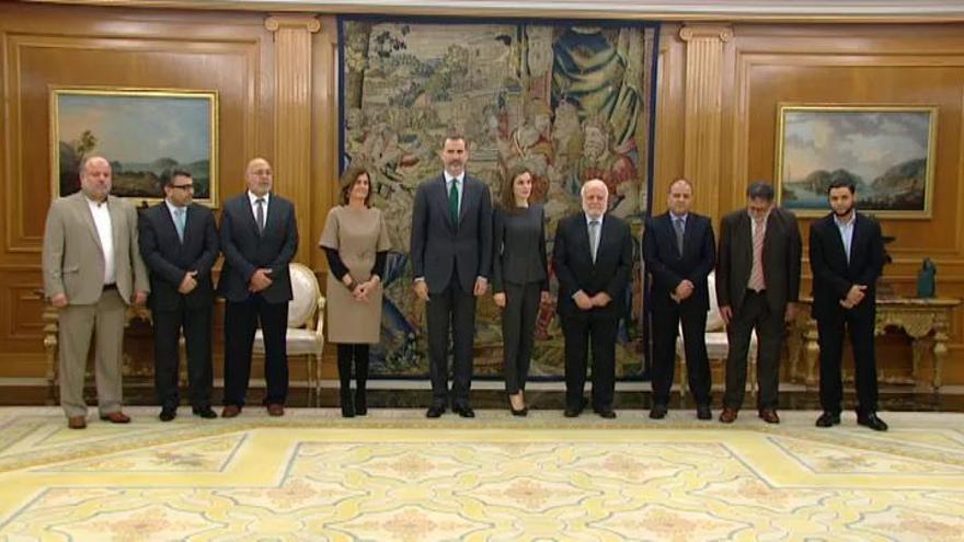 Los Reyes reciben a la Junta Directiva de la Comisión Islámica de España