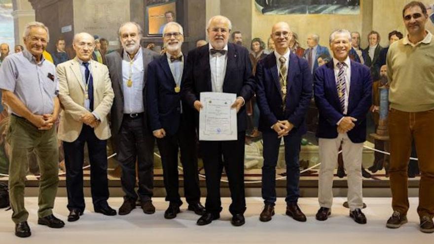 Jacinto Quevedo Sarmiento, en la Academia Canaria de las Ciencias