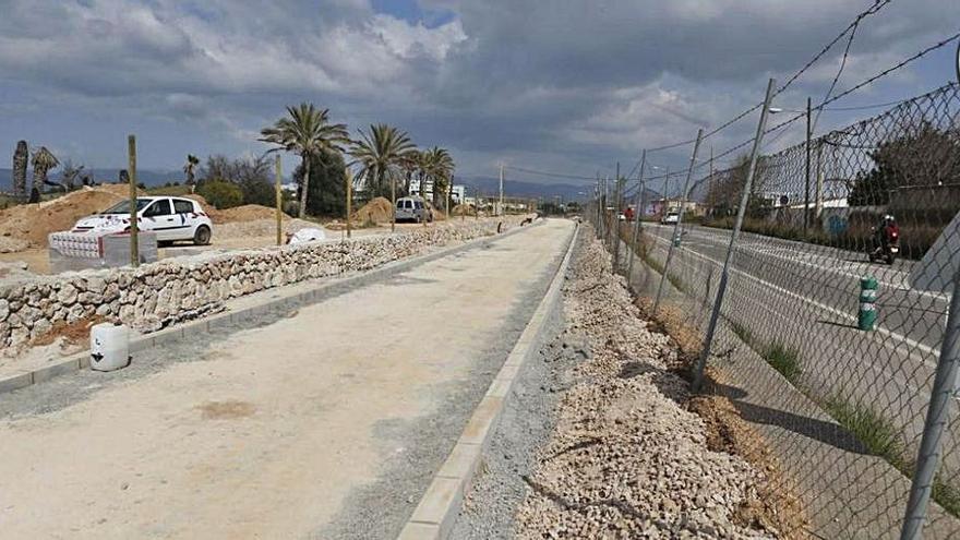 Estado actual del camino que llegará al hospital. | CONSELL DE MALLORCA