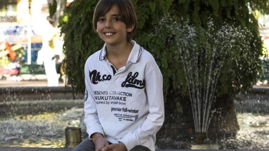 Pablo, ayer en la plaza del Charco, en Puerto de la Cruz. | josé luis gonzález