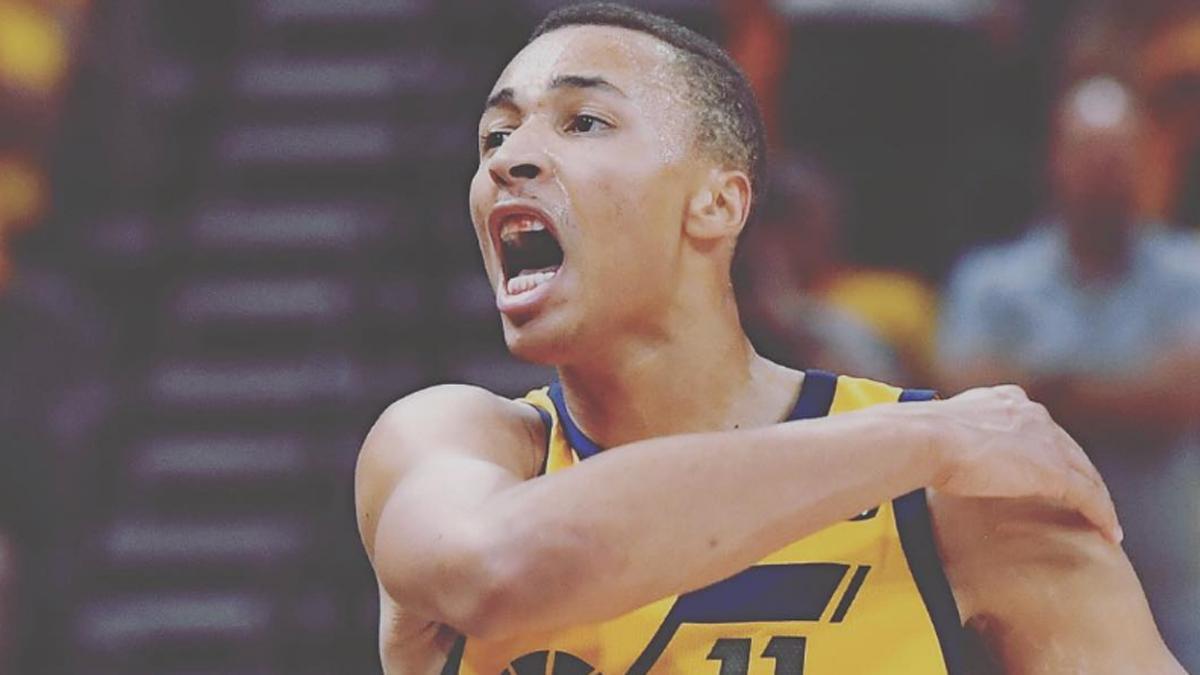 Exum, durante su etapa en los Jazz