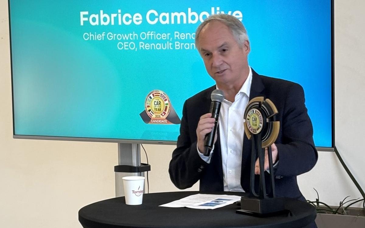 Fabrice Cambolive, CEO de Renault