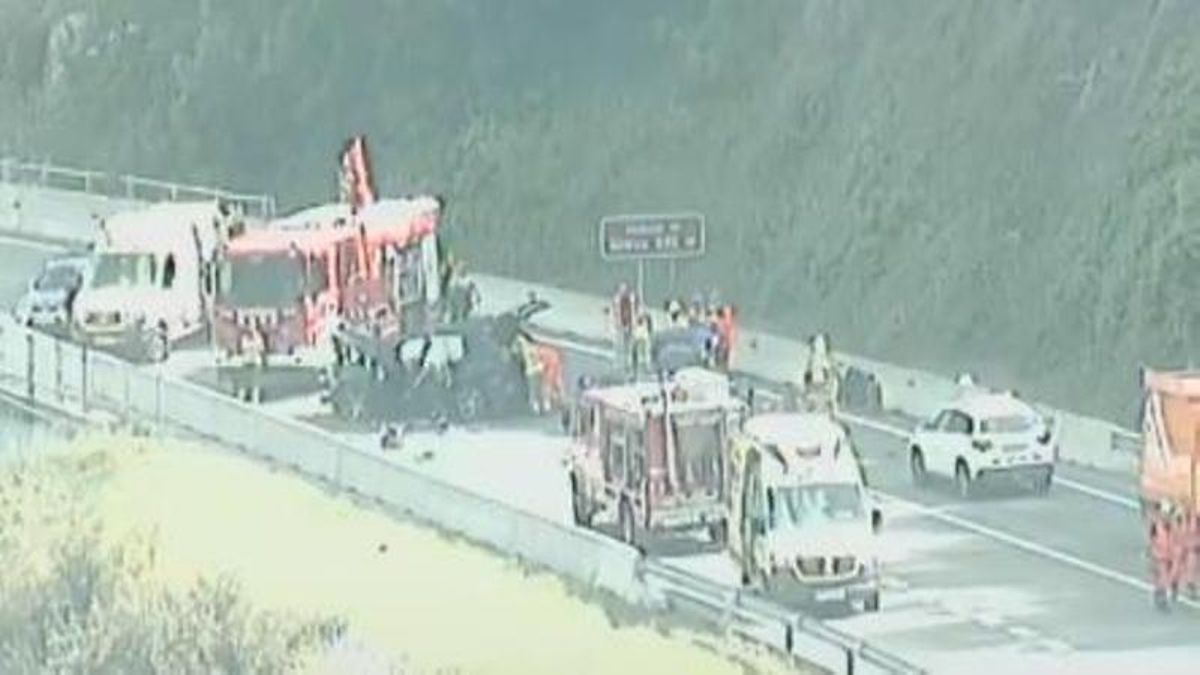 L'accident a la C-16, a Guardiola de Berguedà