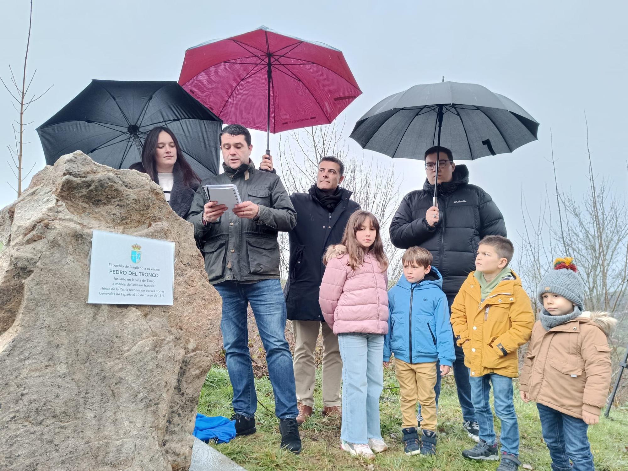 En imágenes: Así fue el homenaje celebrado en Dagüeño al héroe nacional Pedro del Tronco